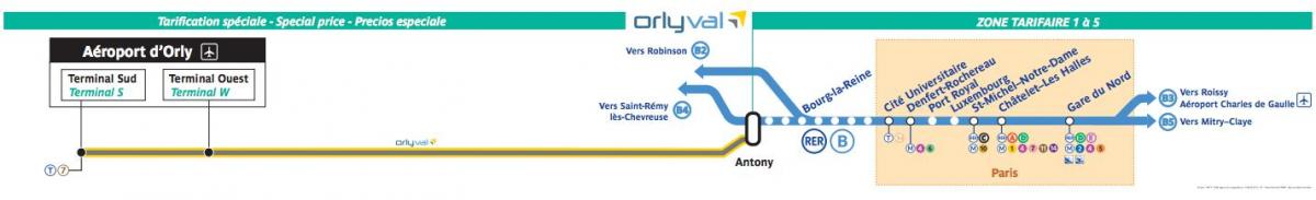 Karta över OrlyVal