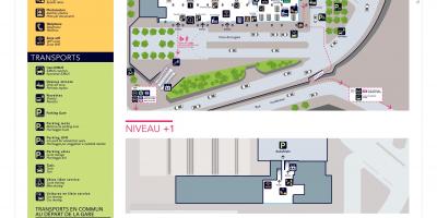 Karta över Bercy station