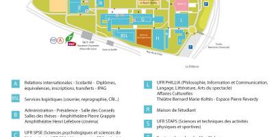 Karta över Nanterre University